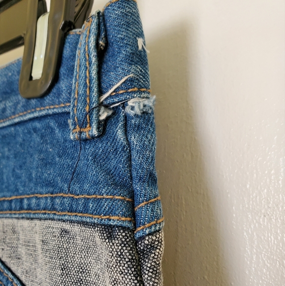 Vintage 80s denim mini skirt - Picture 9 of 11